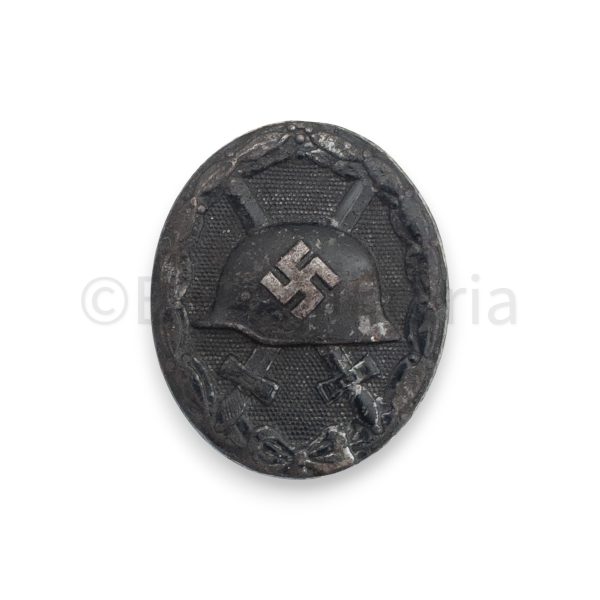 verwundetenabzeichen 1939 schwarz 129 fritz kohm (zeldzaam)