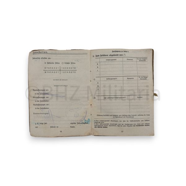 soldbuch gefreiter met hoes