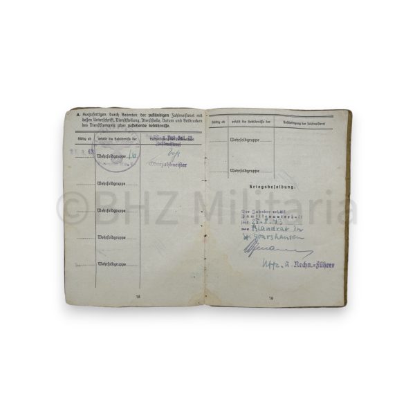 soldbuch gefreiter met hoes