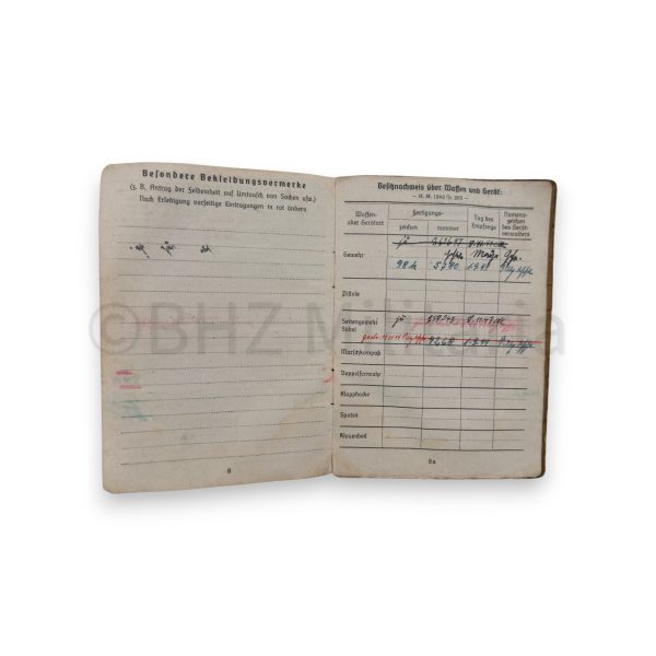 soldbuch gefreiter met hoes
