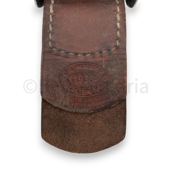 wehrmacht heer koppelslot julius maurer 1936 met tab