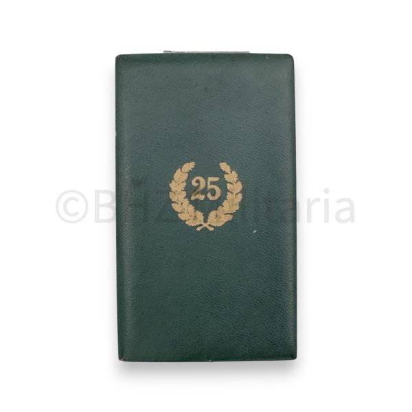 dienstauszeichnung polizei 25 jaar goud in etui