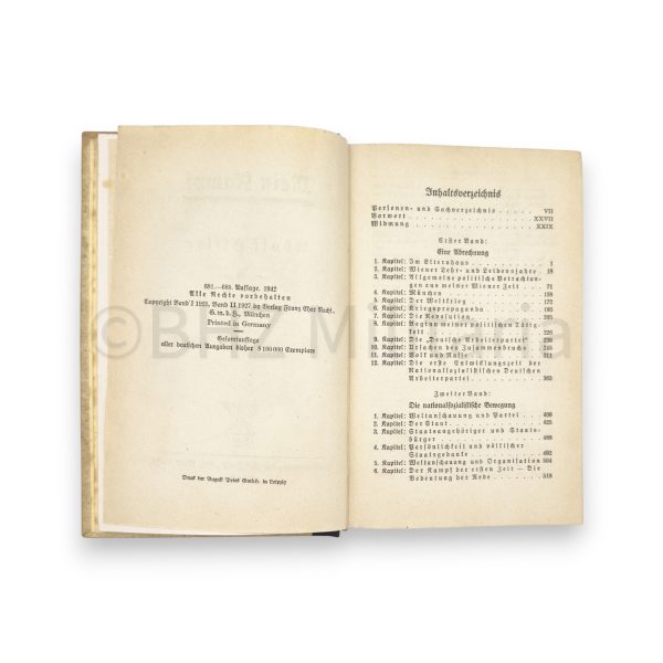 huwelijkseditie mein kampf – adolf hitler – gemeinde langenfeld rheinland