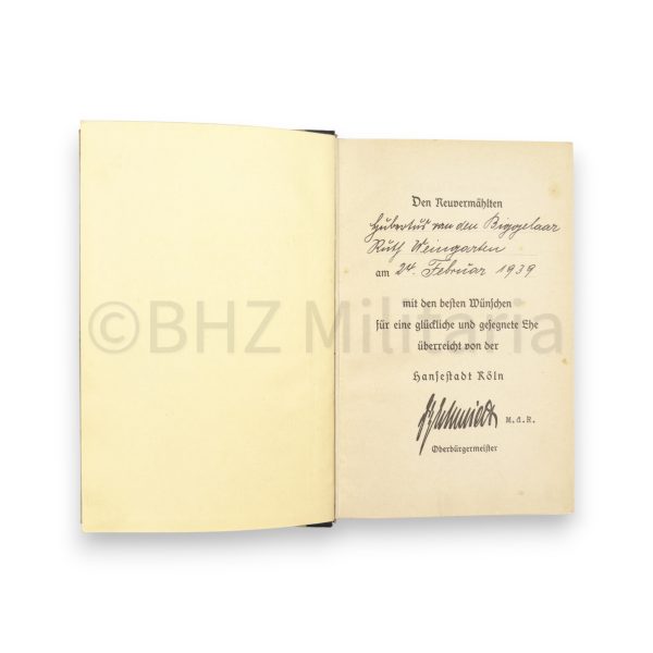 huwelijkseditie mein kampf – adolf hitler – hanzestadt köln