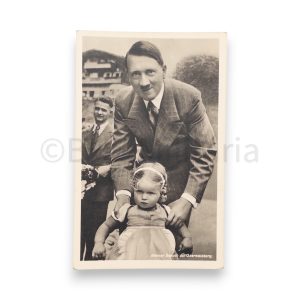 ansichtkaart adolf hitler 'kleiner besuch auf obersalzberg'