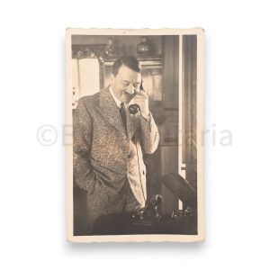 ansichtkaart adolf hitler aan de telefoon