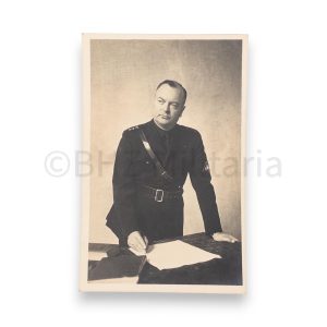 ansichtkaart anton mussert aan bureau