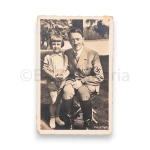 ansichtkaart adolf hitler als kindervriend