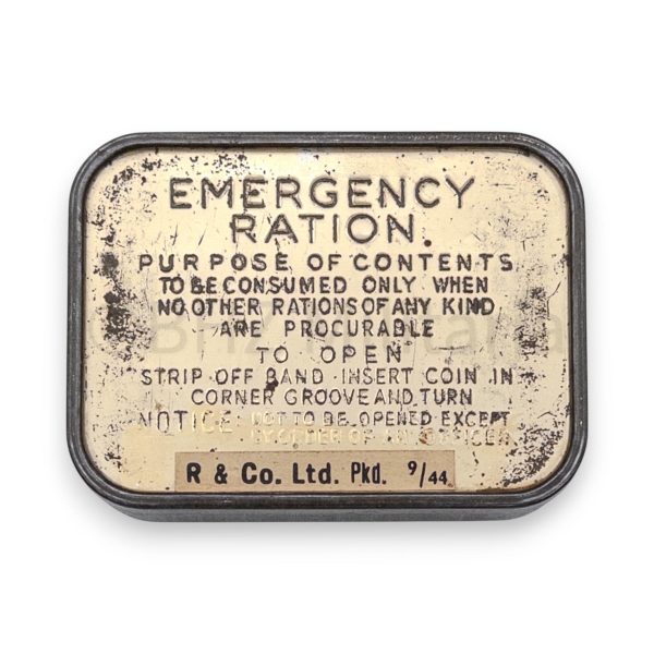Brits WO2 Emergency Ration blik 1944 - BHZ Militaria
