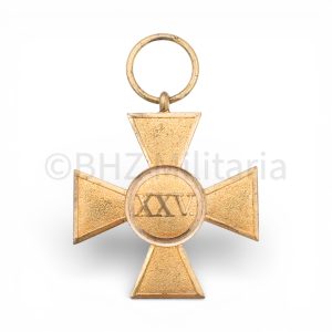 dienstauszeichnung für offiziere 1825 (6e variant 1895 – 1920)