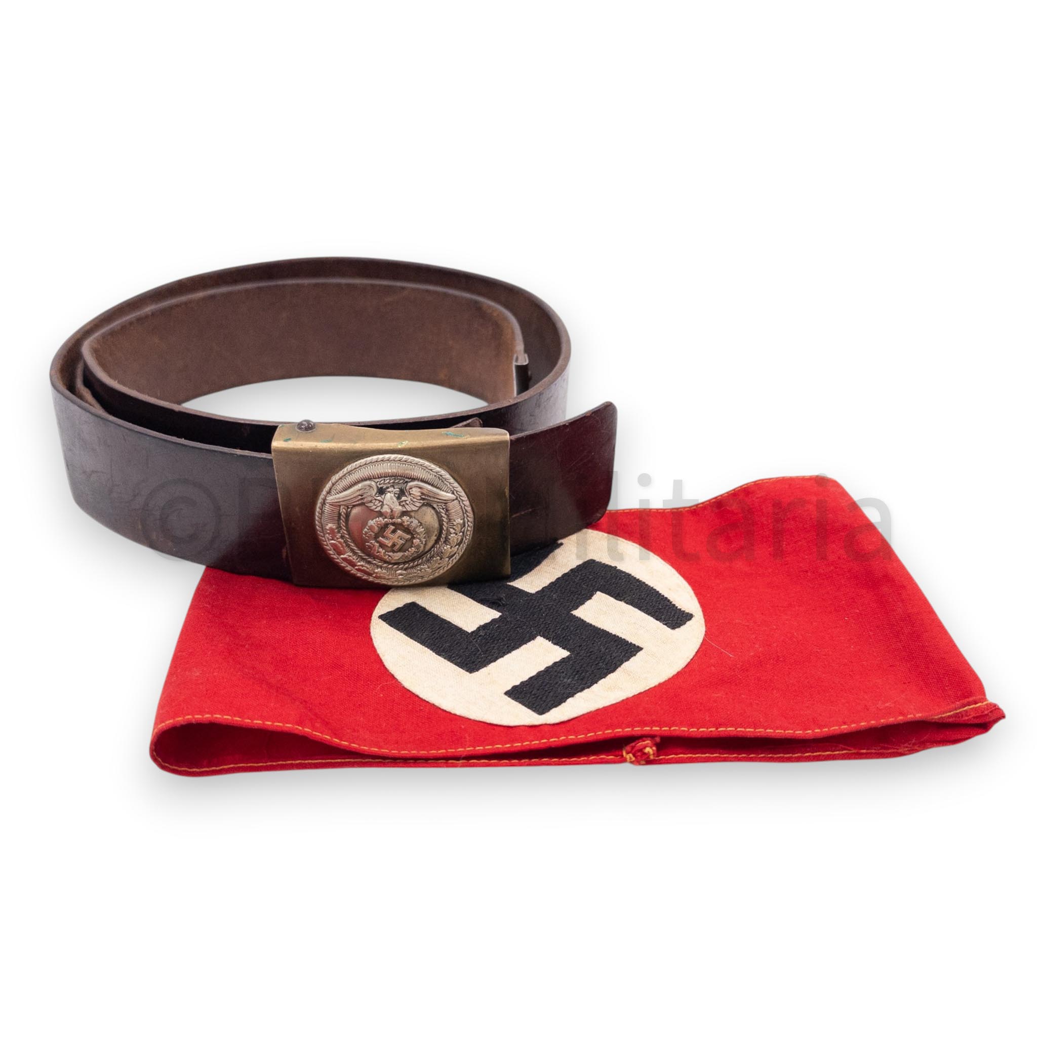 Originele katoenen SA Armband en Koppelslot en Riem
