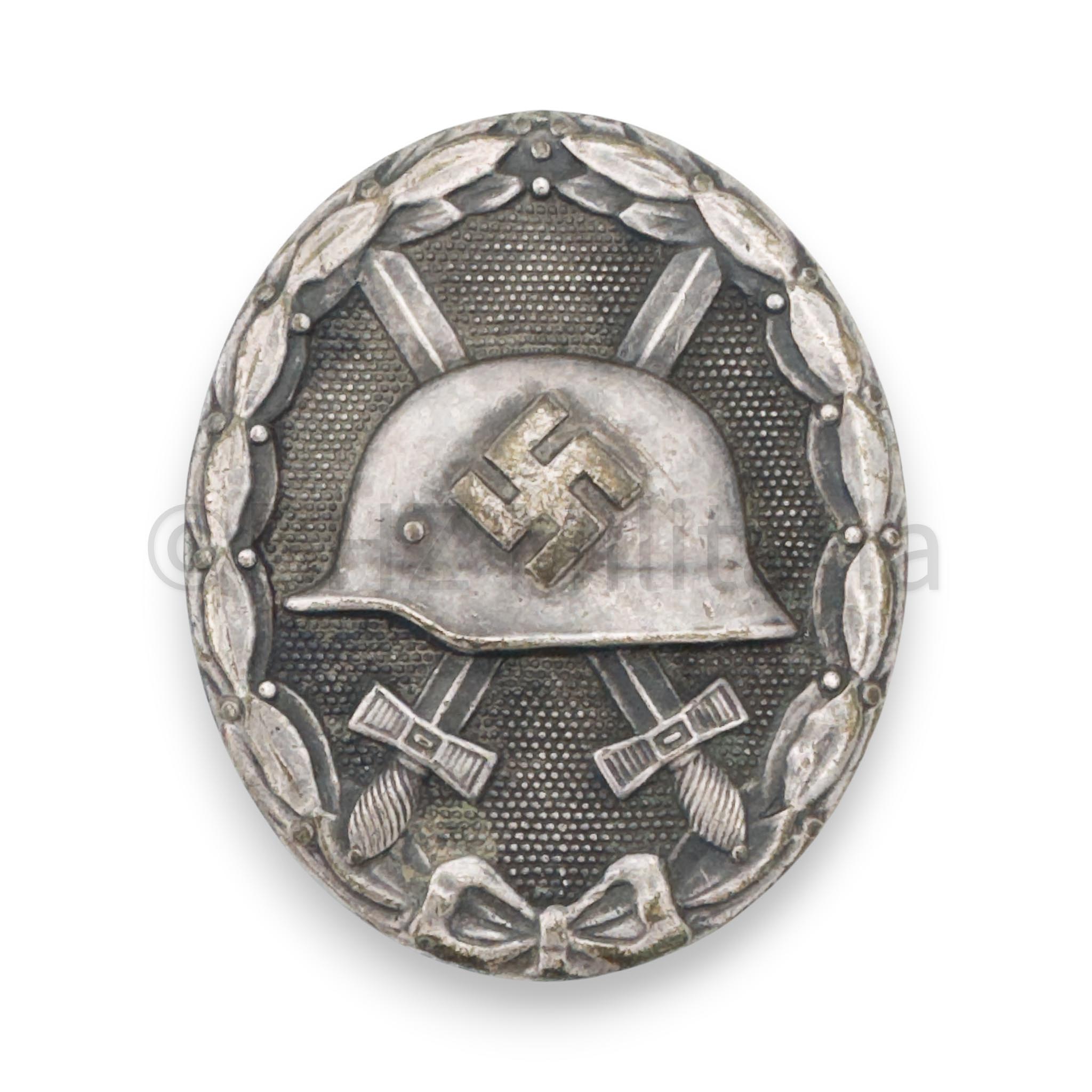 Origineel Verwundetenabzeichen 1939 Zilver