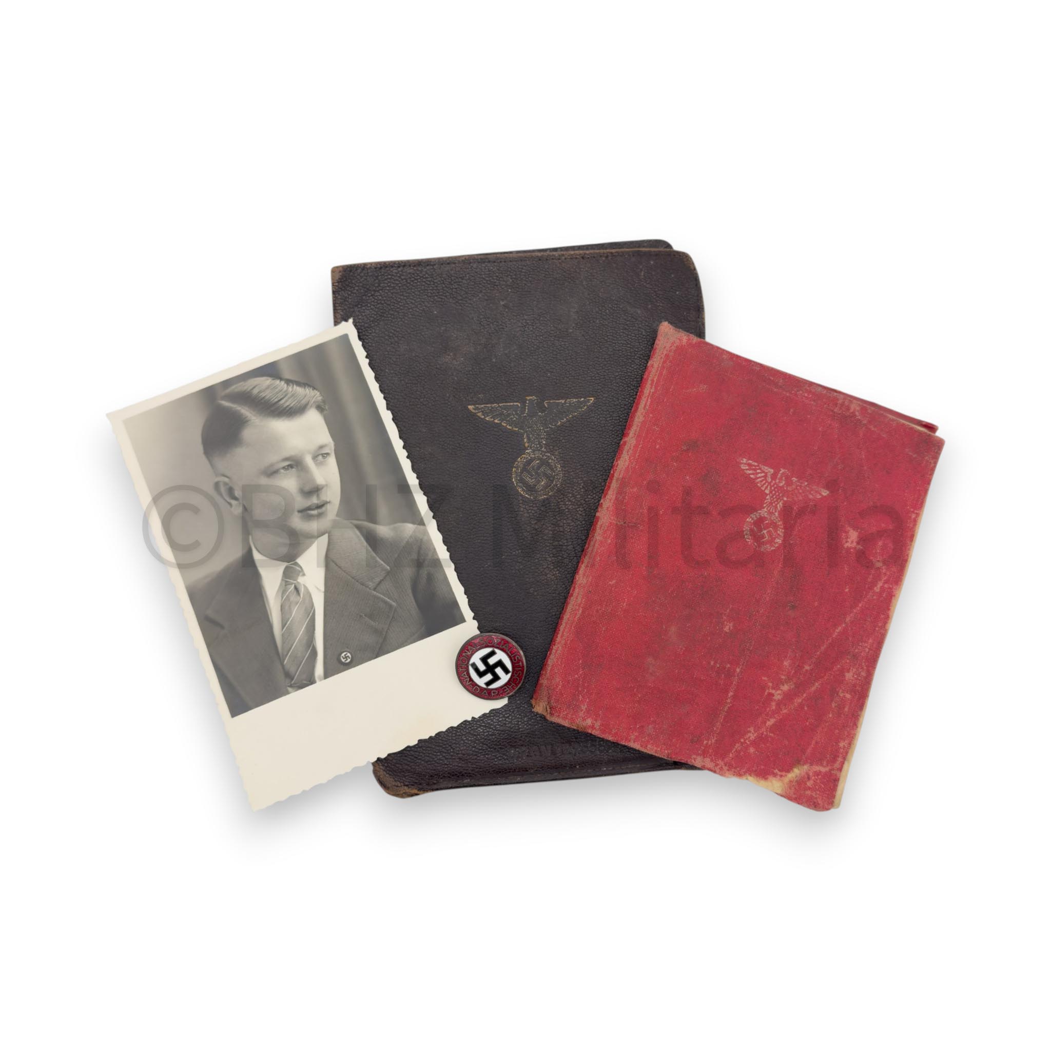 NSDAP Mitgliedsbuch-groep uit de periode van het Derde RijK