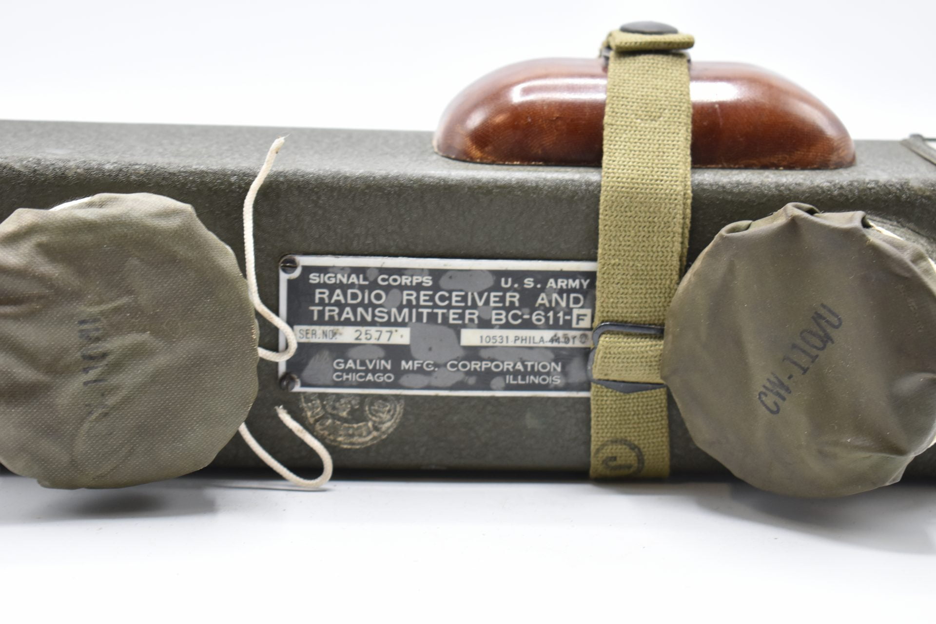 U.S WW2 BC-611-F Walkie Talkie 'Galvin MFG CO' – Byf41