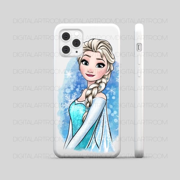 Принцесса Эльза Цифровая иллюстрация Принт - Image 3