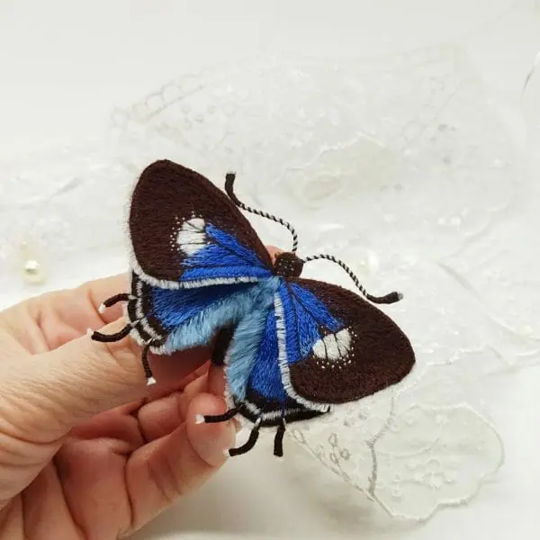 Moth brooch