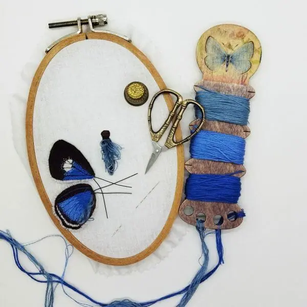 Embroidery process