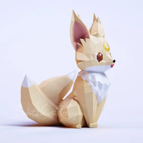 Little Kitsune Moon right view