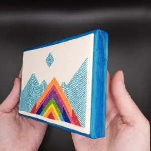 Geometric-landscape-Rainbow-colors-hand-embroidery-nursery-decor-baby-shower-gift-1-2