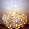 Papercraft Pumpkin Lamp Yellow Light