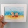 seashell, rock, driftwood art