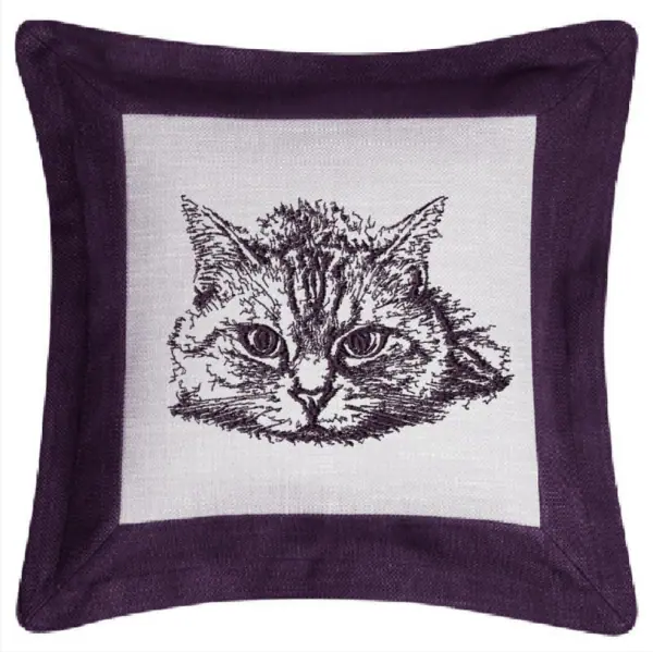 Machine embroidery design cat
