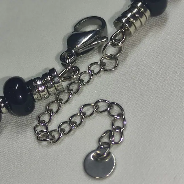 Black Queen Necklace. Fittings, close-up