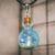 blue epoxy mushroom pendant
