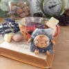 Doll interior Tea bag with a cup Rozochka