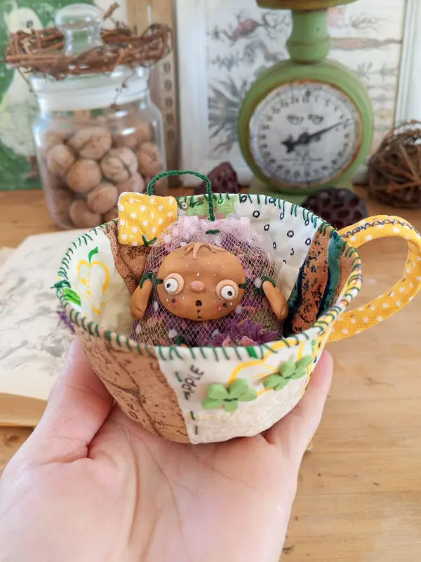 коллекционная интерьерная авторская кукла