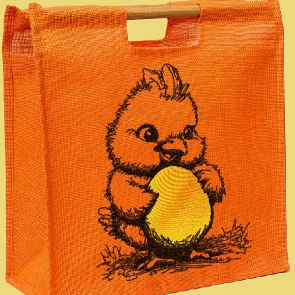 Machine embroidery design Easter Chicken