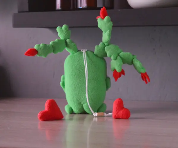 выкройка кактуса игрушки