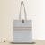 Strong reusable white tote bag