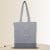 grey shopper bag