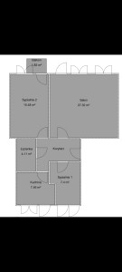 62 m² w centrum Ostrołęki - parter, balkon, własna aranżacja