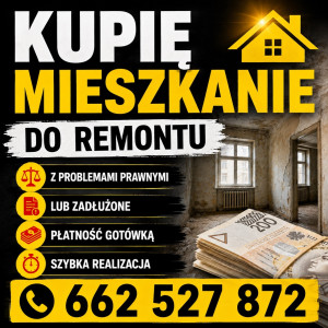 Kupię mieszkania za gotówkę