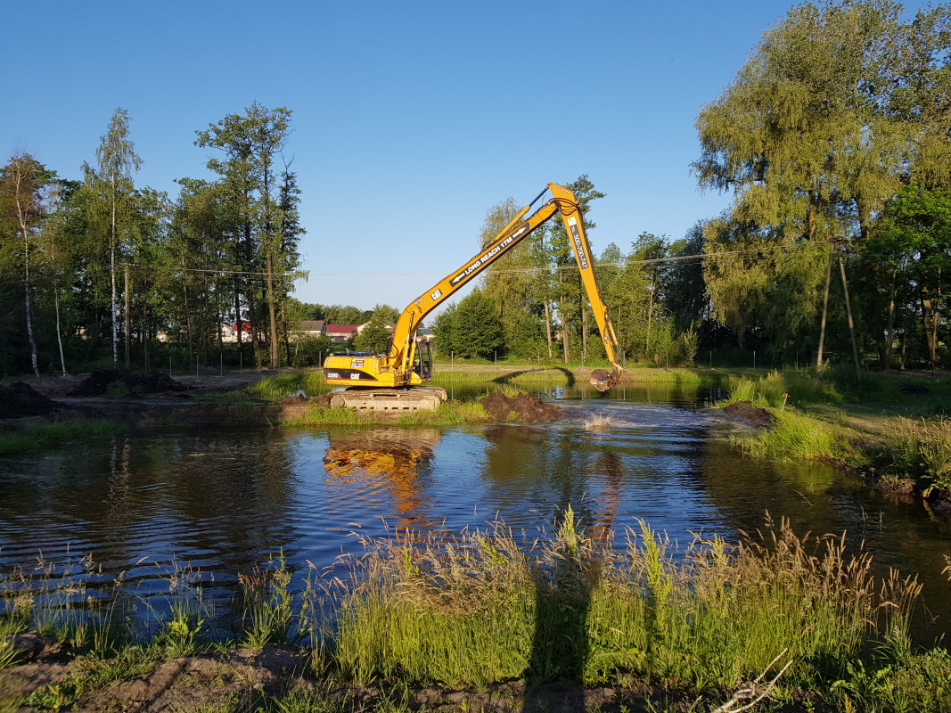 Wykopy stawów i zbiorników wodnych
