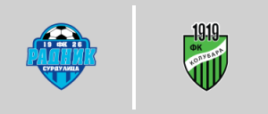 FK Radnik Surdulica - FK Kolubara Lazarevac