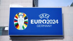 Jakarta, ,February,01,,2023:,Uefa,Euro,2024,Germany,Logo
