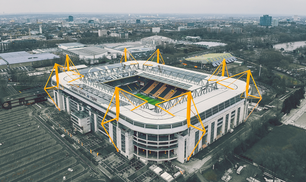 Dortmund,/,Germany, ,February,2020:,Westfalenstadion,,The,Home,Stadium