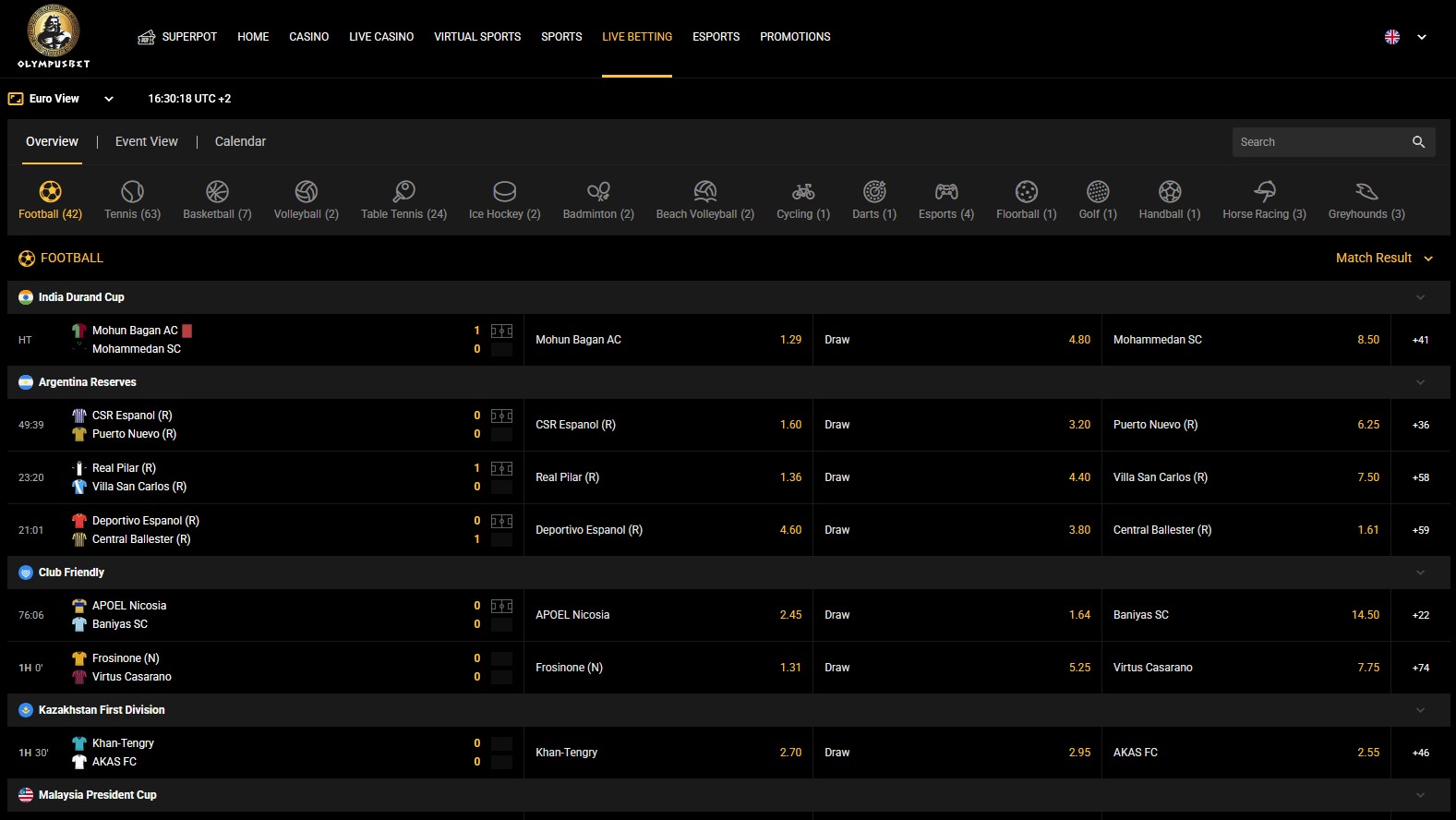 olympusbet live