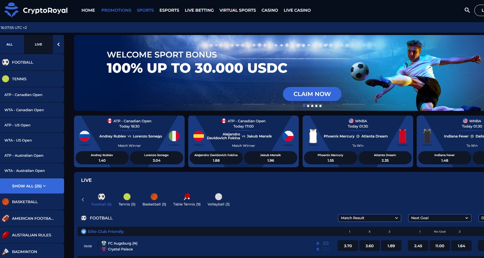 CryptoRoyal Sports