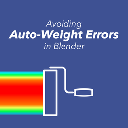 Avoiding WeightPaint Errors in Blender