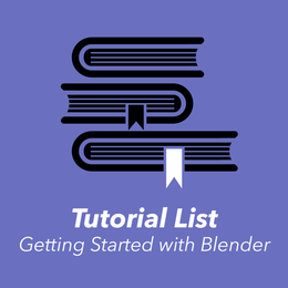 Blender Video Tutorial and Resources List