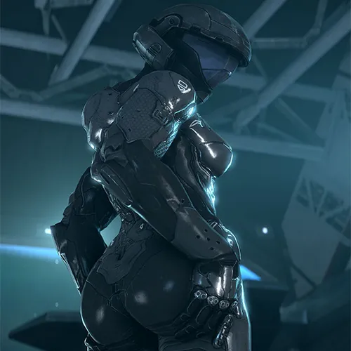 Thumbnail image for Creepy Chimera Lewd Female Tech Suit Halo
