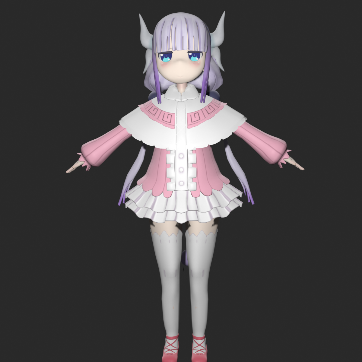 Open3DLab • Kanna - Dragon maid