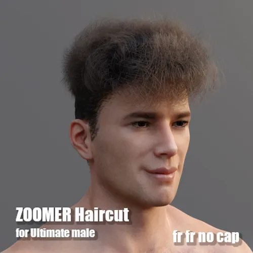Open3DLab • Zoomer Haircut for Male Ultimate(IceDev's male)