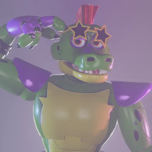 Open3DLab • Glamrock Monty (fnaf Security Breach)