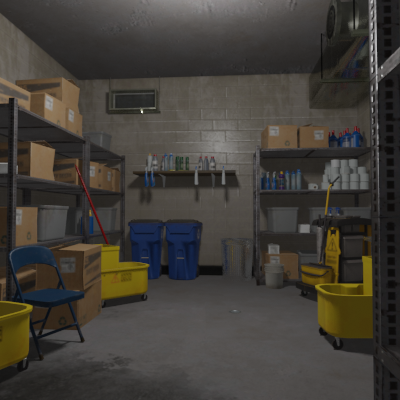 Open3DLab • Janitor's Closet (WWE 2K20)