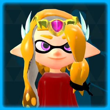 Splatoon X Zelda: Toon Zelda crown and hairclips